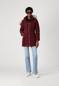 Tommy Hilfiger HERITAGE TYRA COAT  - Kaput ispunjen paperjem - deep rouge