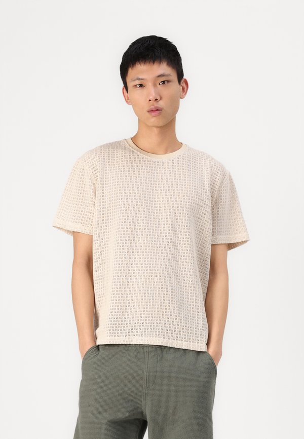 BRIXHAM - Print T-shirt - beige3