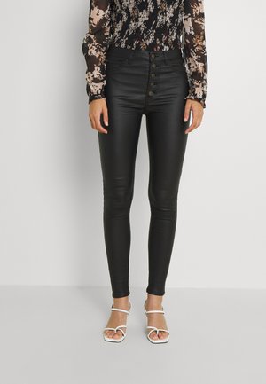 JDY JDYNEWTHUNDER FLY BUTTON - Παντελόνι - black