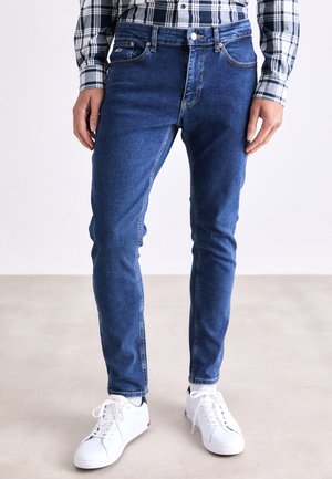 AUSTIN SLIM BRANDED - Blugi slim fit - denim dark