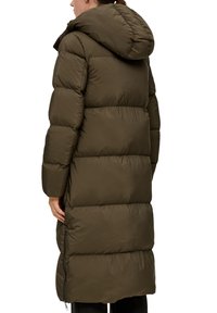 s.Oliver BLACK LABEL MIT STEPPUNG - Sulemantel - olivgrün