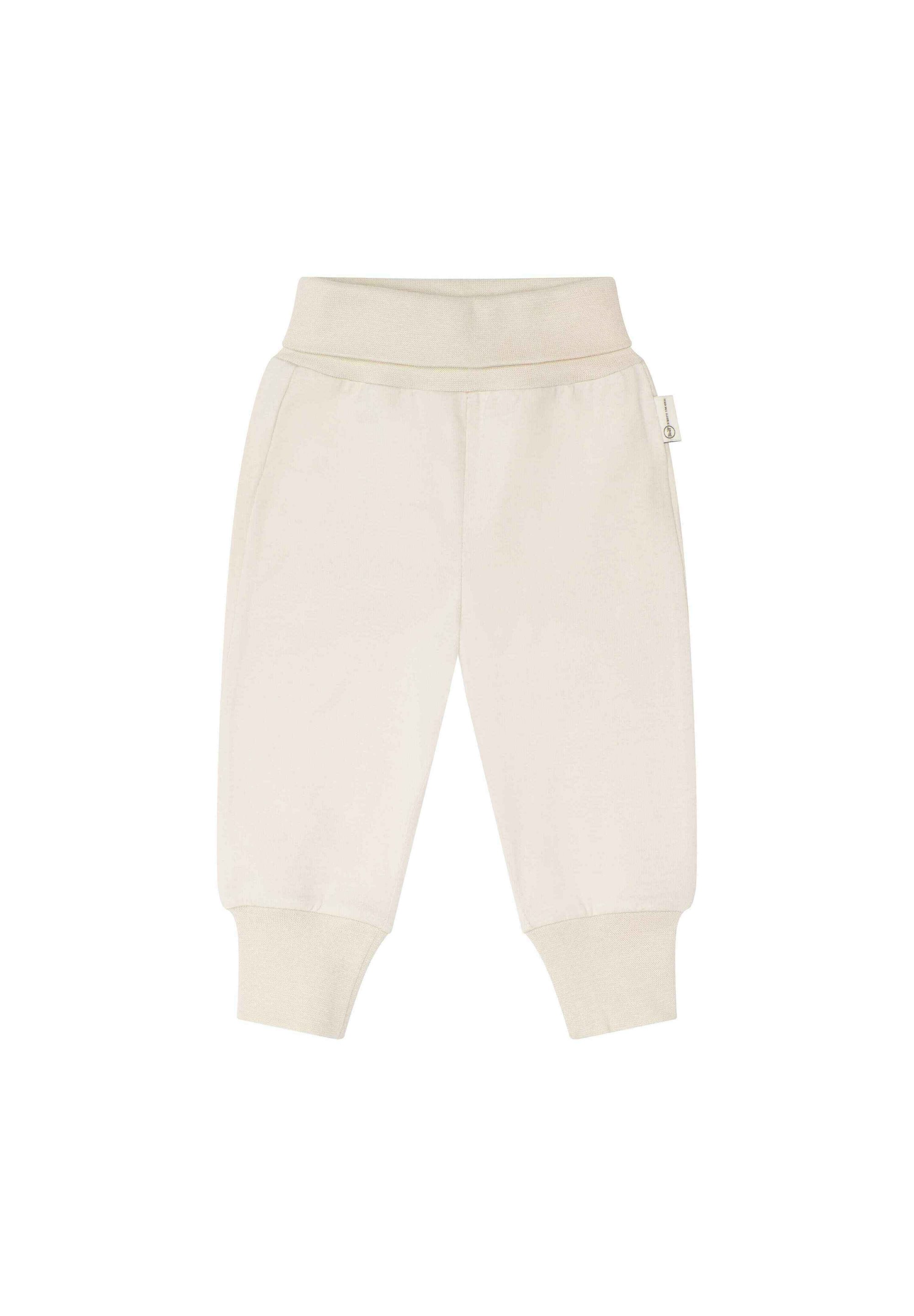 Steiff Jogger Pants In Jeans Per Bambina – Felpati Interni, Tasche, Motivo Orsacchiotto, A Righe
