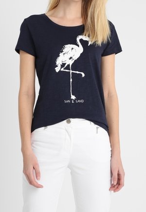 T-Shirt print - dark blue