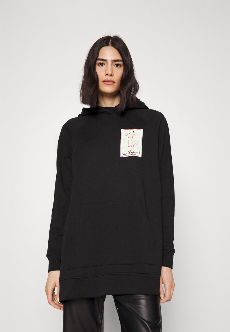 KARL LAGERFELD KARL SERIES HOODIE Hoodie black Zalando.ie