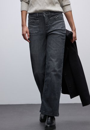 WIDE - Loose-jeans - grau