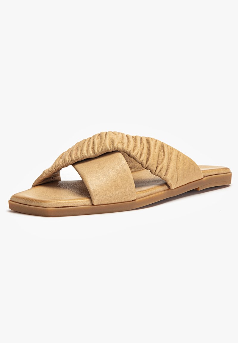 Damen Sneaker | Inuovo Pantolette flach hellbraun - RN87225 Damen Sneaker | Inuovo Pantolette flach hellbraun - RN87225