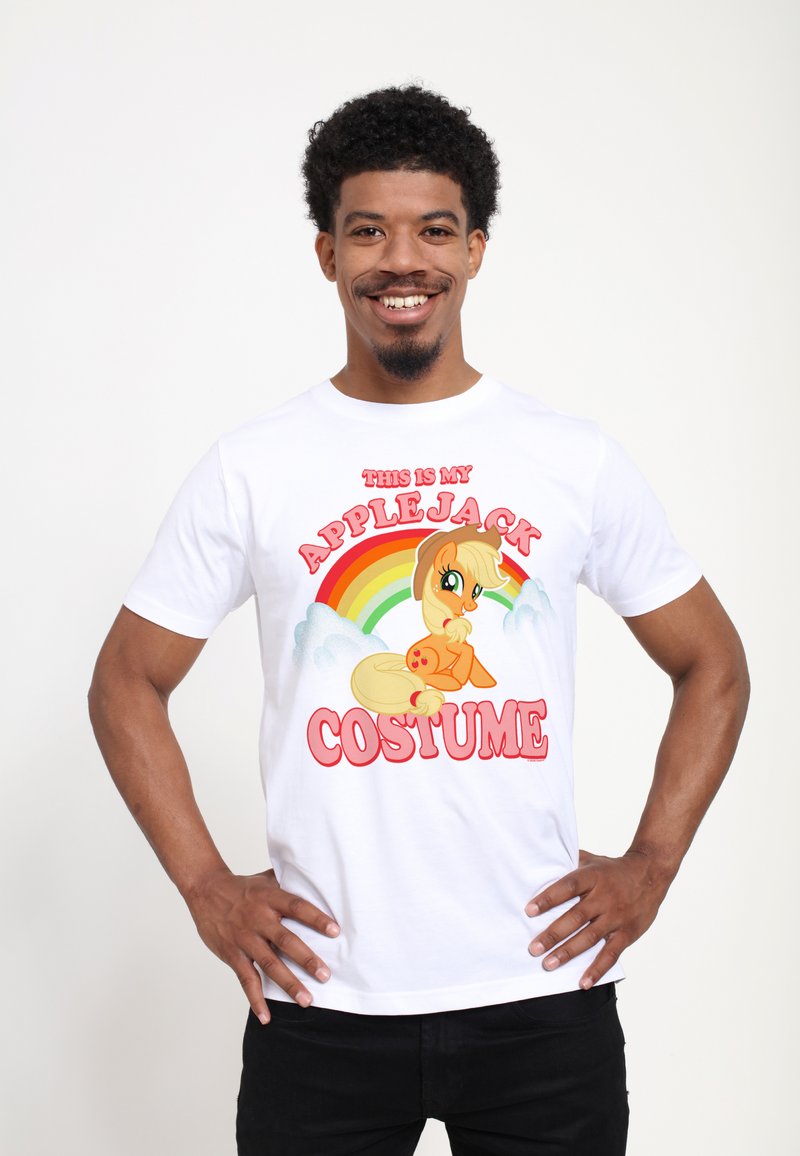 Henry Tiger MY LITTLE PONY APPLEJACK COSTUME - T-shirts print - white
