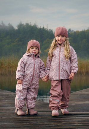CeLaVi, RAINWEAR SET - ALL OVER PRINT, WITH FLEECE - Regenbroek - shadow gray