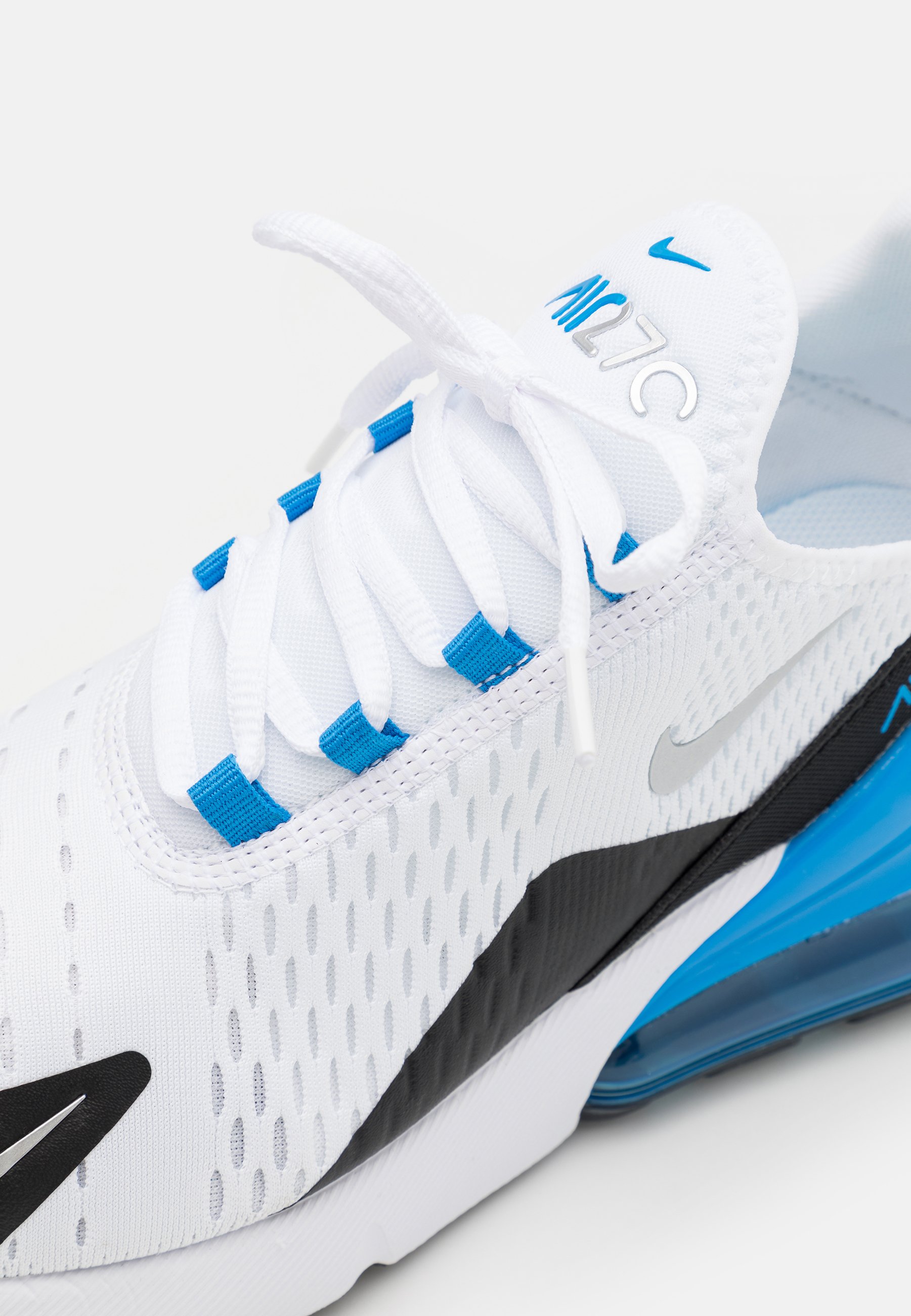 air max 270 blue and black