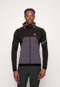 Dynafit TOUR THERMAL HOODY - Cipzáras pulóver - black out