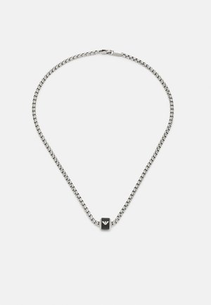 ESSENTIAL - Collana - silver-coloured/black