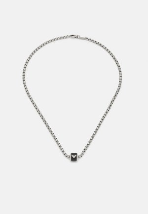 ESSENTIAL - Ketting - silver-coloured/black