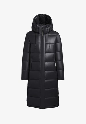 khujo JULINA3 SATIN - Talvemantel - schwarz