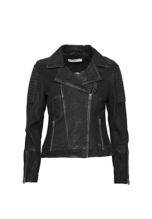 Maze Lederjacke - black