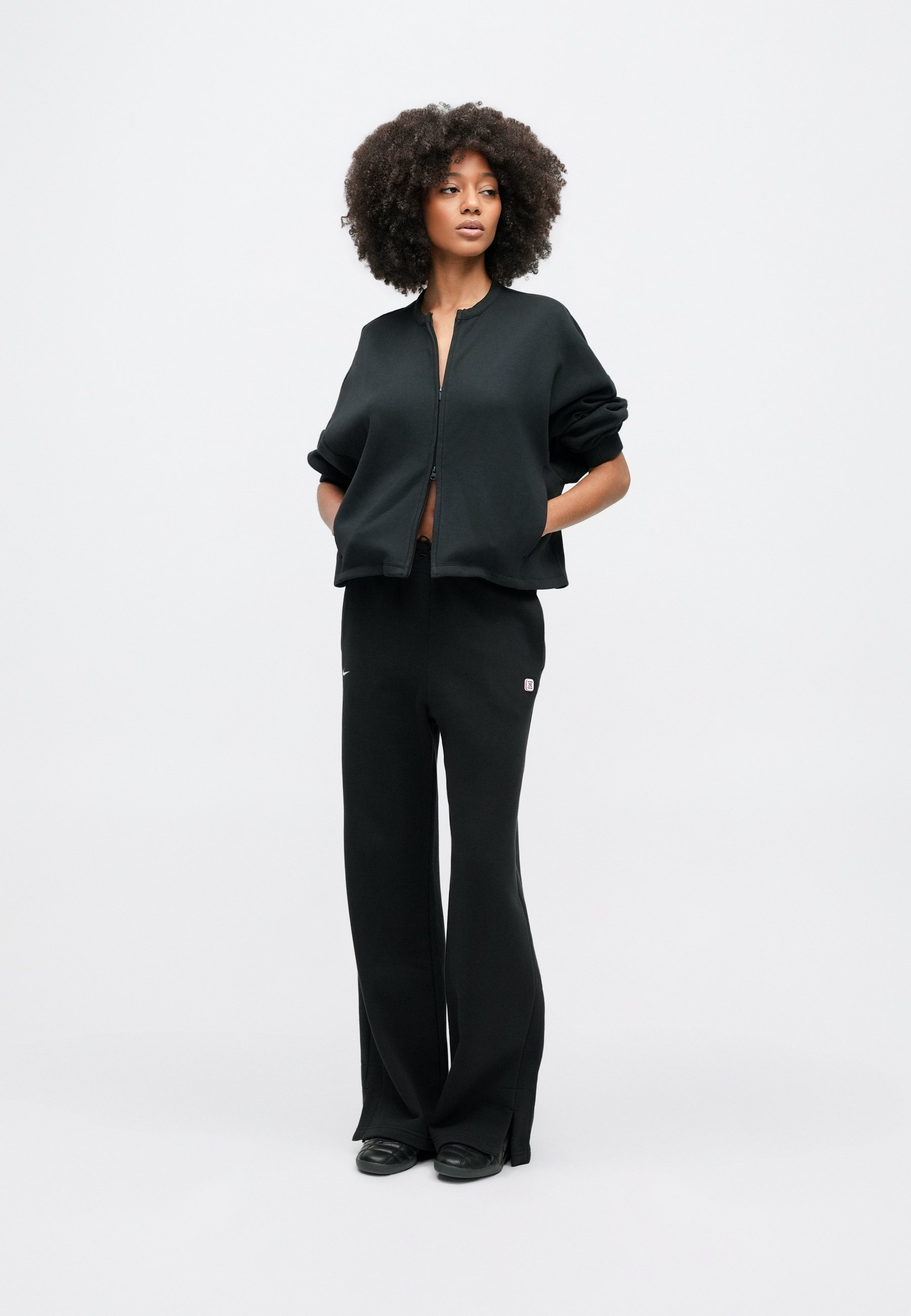 Nike Sportswear SHOX PHOENIX PANT - Tracksuit bottoms - black