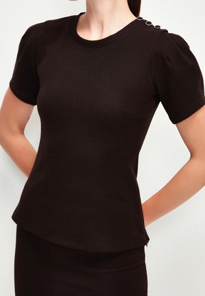 T-shirt basique - brown