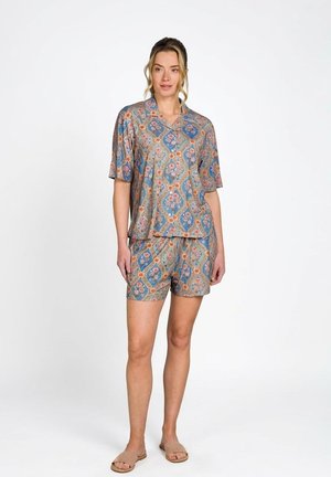 BOB ORNAMENTO - Shorts - blue