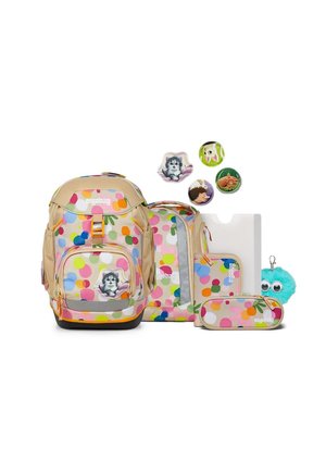 PACK SET BUNDLE - Schulranzen Set - blütenzaubär - beige
