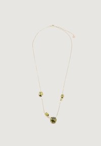 DROPLET NECKLACE UNISEX - Halskæder - silver-coloured/green