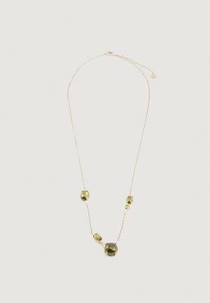 DROPLET NECKLACE UNISEX - Colier - silver-coloured/green