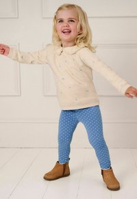 JoJo Maman Bébé EMBROIDERED COLLAR - REGULAR FIT - Pulóver - natural