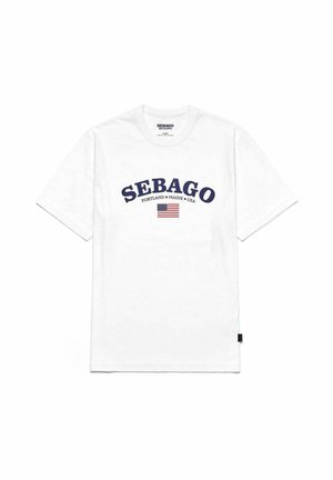 WISCASSET - T-shirt con stampa - white