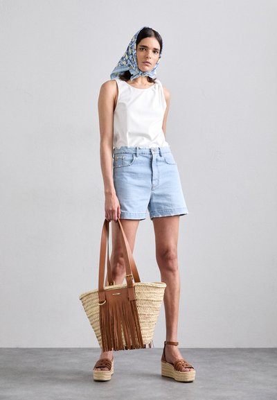 Palomo PALOMO X ZALANDO EXCLUSIVE VERBENA POCKET SQUARE UNISEX - Foulard - blue