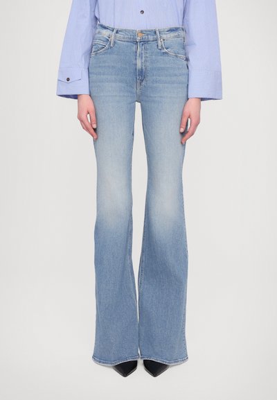 Mother THE DOOZY - Flared-farkut - light blue denim