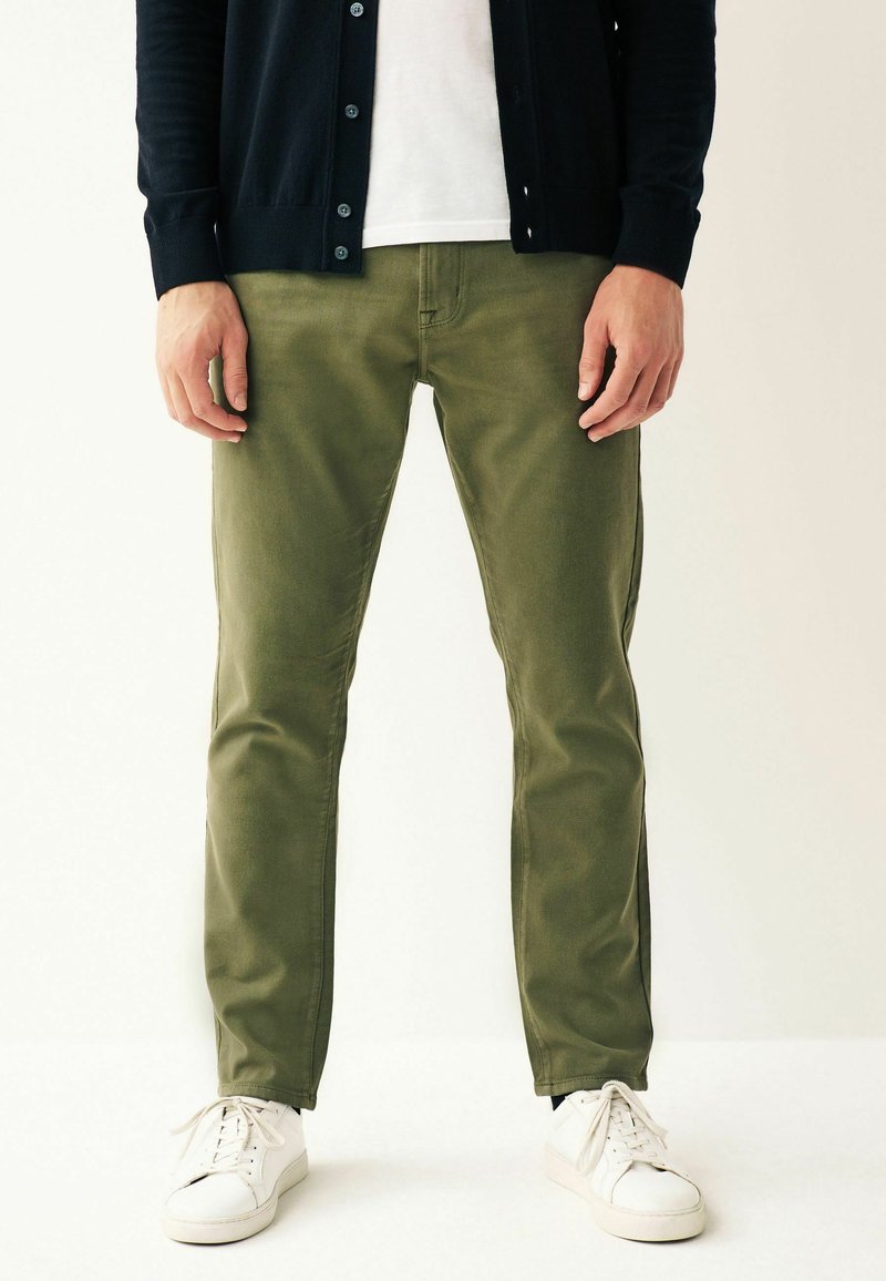 Next ULTIMATE COMFORT SUPER STRETCH - Traperice ravnih nogavica - sage green