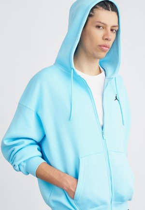 OVERSIZED - Sweatjakke - blue chill/black