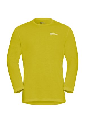Jack Wolfskin VONNAN - Maglietta a manica lunga - chartreuse