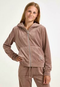 Lindex LEO - Mikina s kapucí - dark khaki