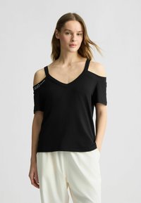 LIU JO T-shirt con stampa - black