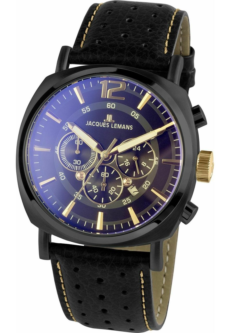 Jacques Lemans LUGANO 1-1645O DESIGN HIGHLIGHT - Chronograph - schwarz