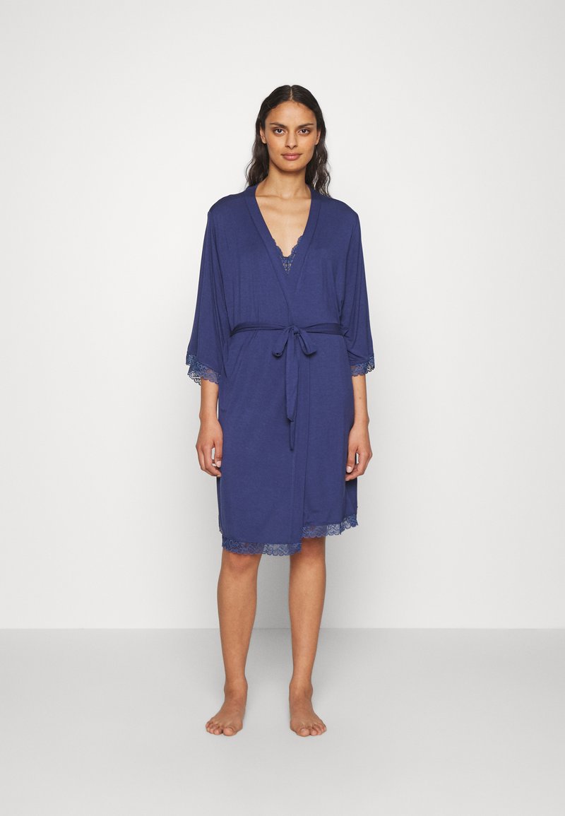LASCANA SUMMER KIMONO Dressing gown blue Zalando.ie