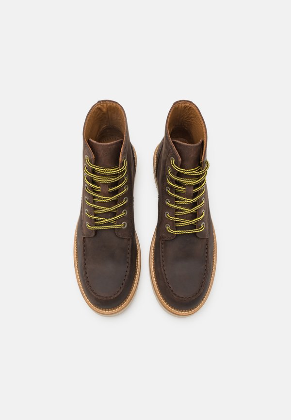 SLHTEO NEW MOC TOE BOOT - Lace-up ankle boots - demitasse2