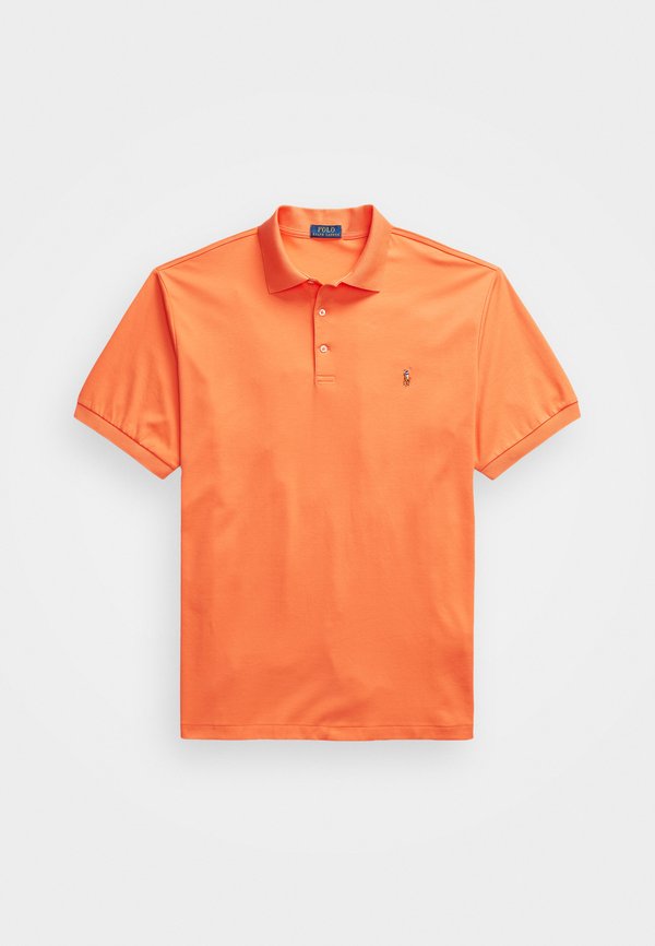 SOFT COTTON POLO SHIRT - Polo shirt - sunset orange2