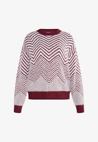 Unselected, dunkelkirschrot weiss