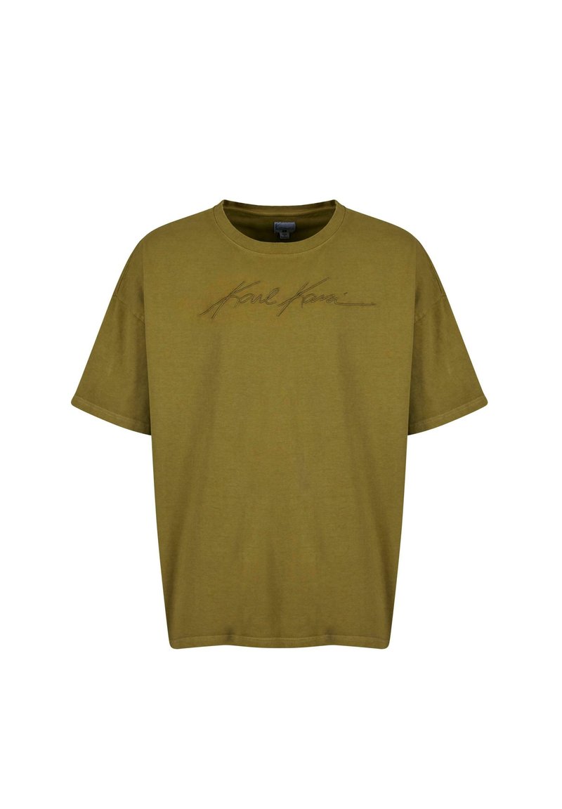 Karl Kani T-shirt print olijfgroen