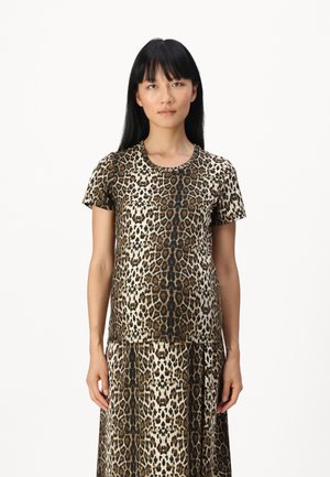 T-shirts med print - black/leo