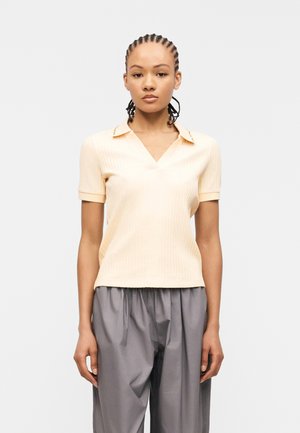 VICAYSA V NECK - Πόλο - birch/olivine