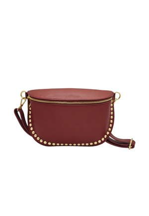 SOLEIL CHIC - BIG BANANE CLOUTÉ - Sac bandoulière - rouge