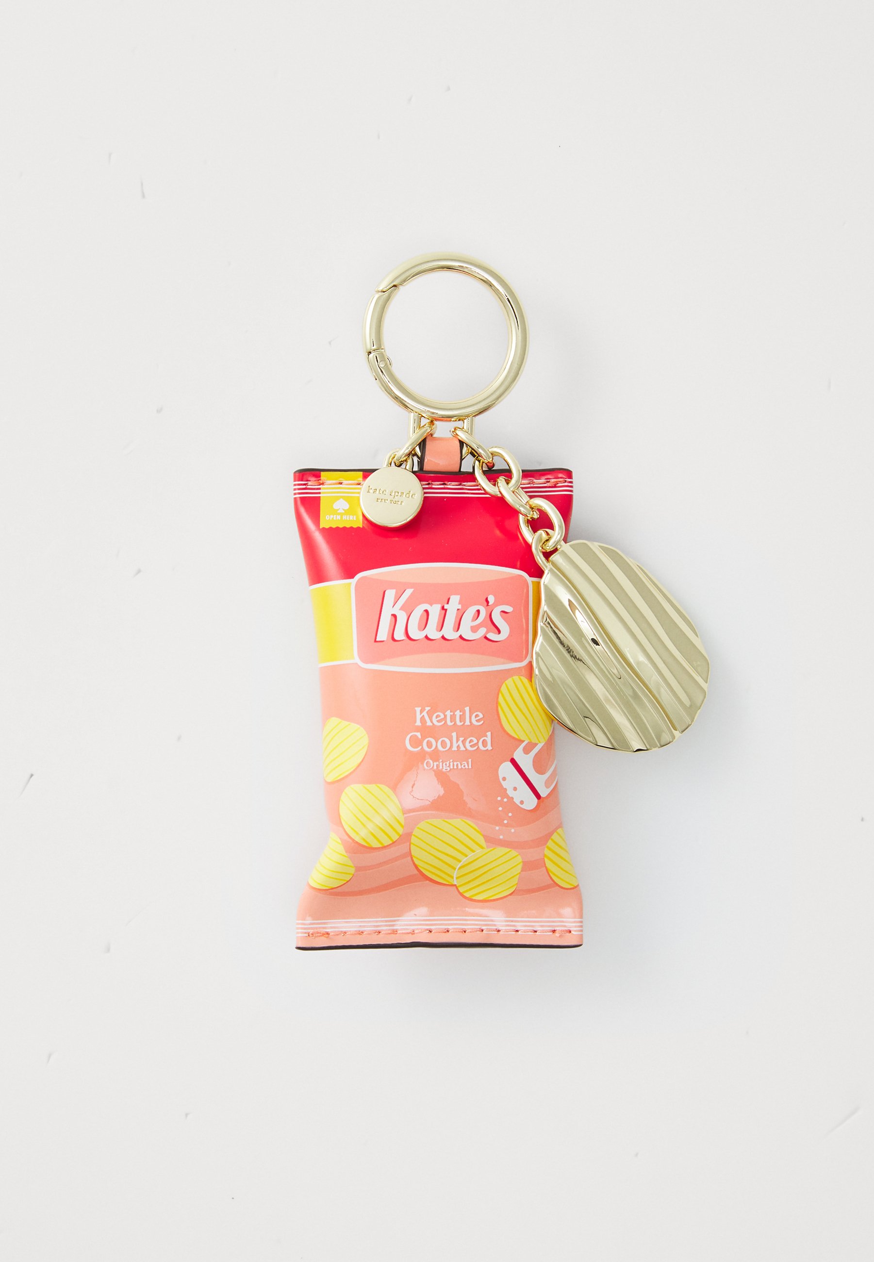 kate spade new york◆SNACK TIME エンボス加工 キーリング Snack Time Patent Bag Charm | Kate Spade New York