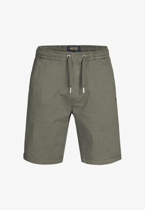 INDICODE JEANS, INDICODE JEANS SHORTS BERMUDA KURZE HOSE KELOWNA - Šortky - covert green
