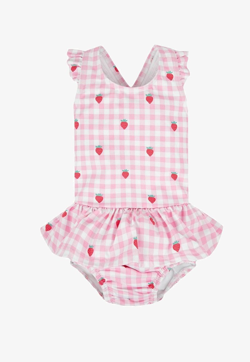 JoJo Maman Bébé WITH INTEGRAL NAPPY REGULAR FIT - Badpak - pink