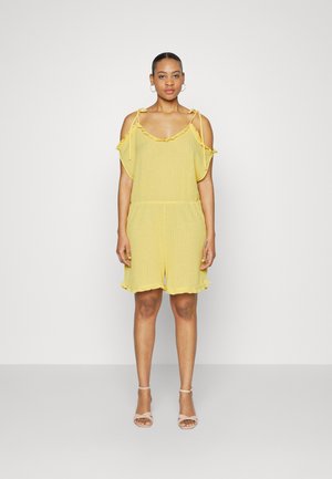 Pieces Curve PCBREEZE OPEN SHOULDER PLAYSUIT - Buksedragter - pale marigold