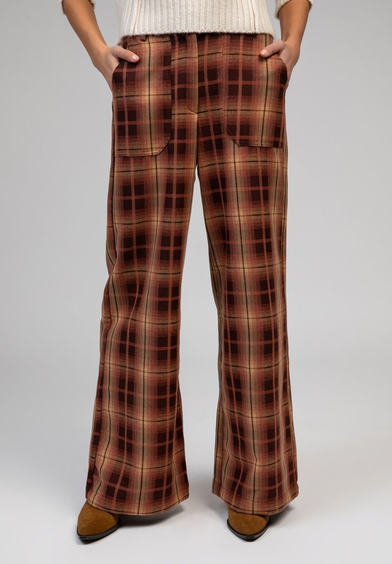 AN'GE PONTALY - Pantalon classique - chocolat
