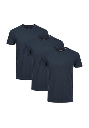 3ER PACK - T-shirts basic - navy blue