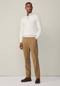 Hackett London HZIP - Strickpullover - off white