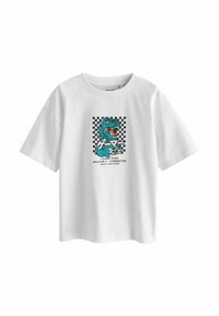 Non sélectionné, white green dino